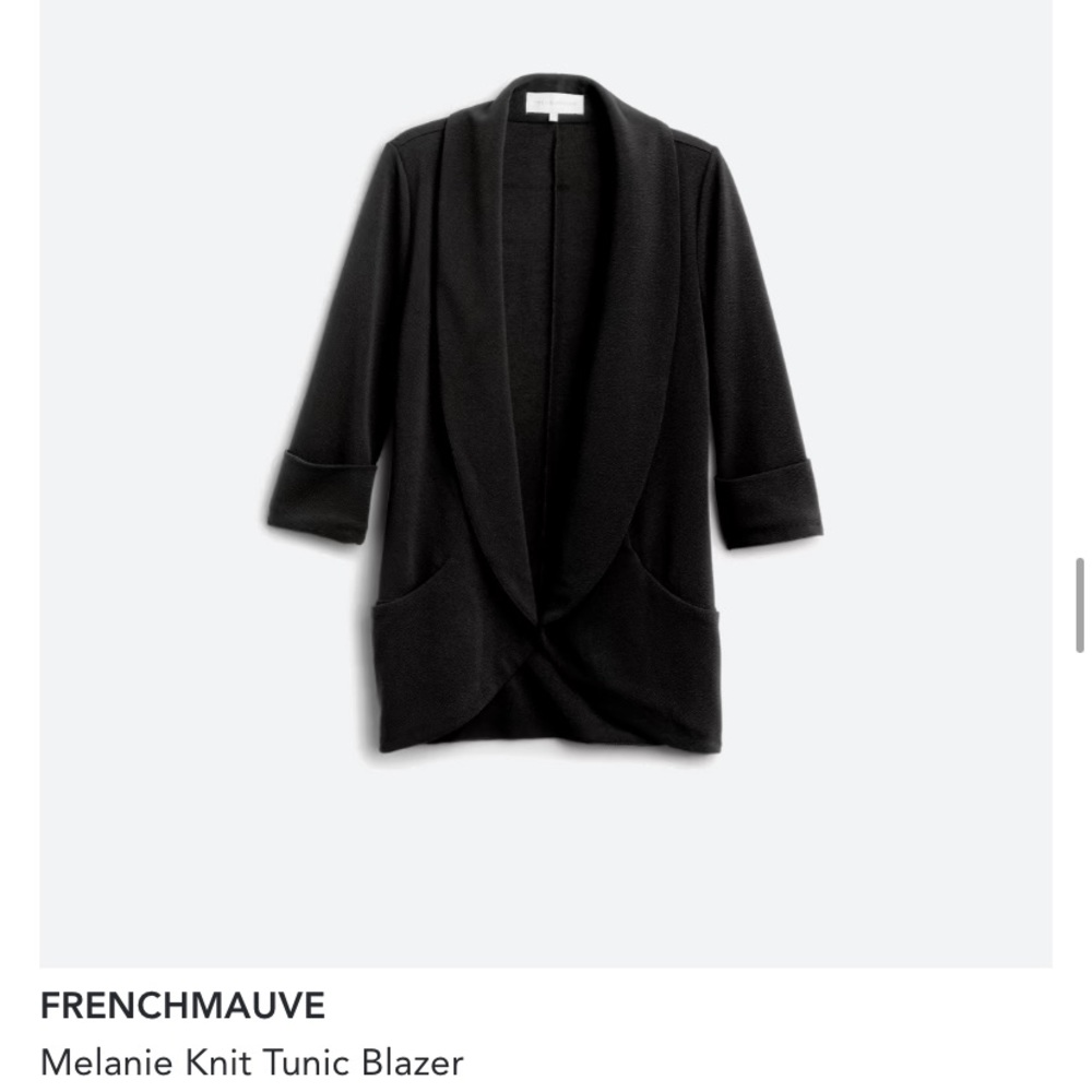 FRENCHMAUVE
Melanie Knit Tunic Blazer